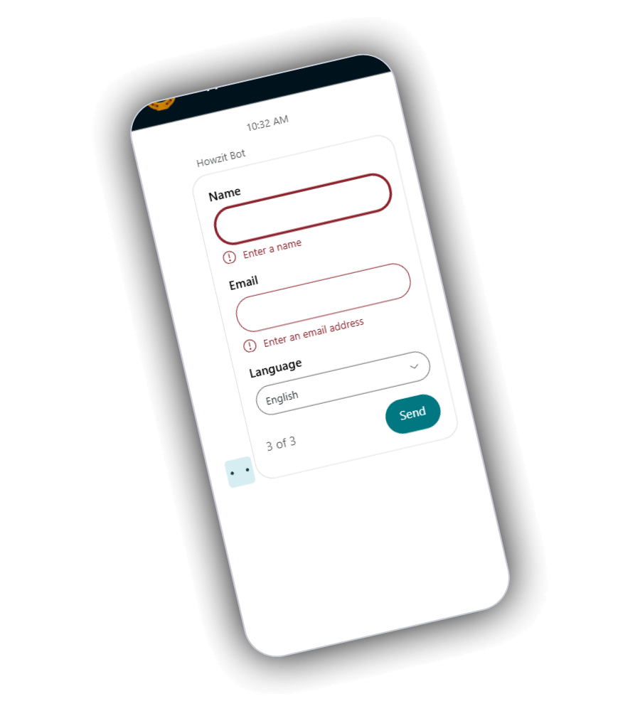 Howzit Casino support